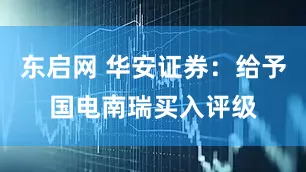 东启网 华安证券：给予国电南瑞买入评级